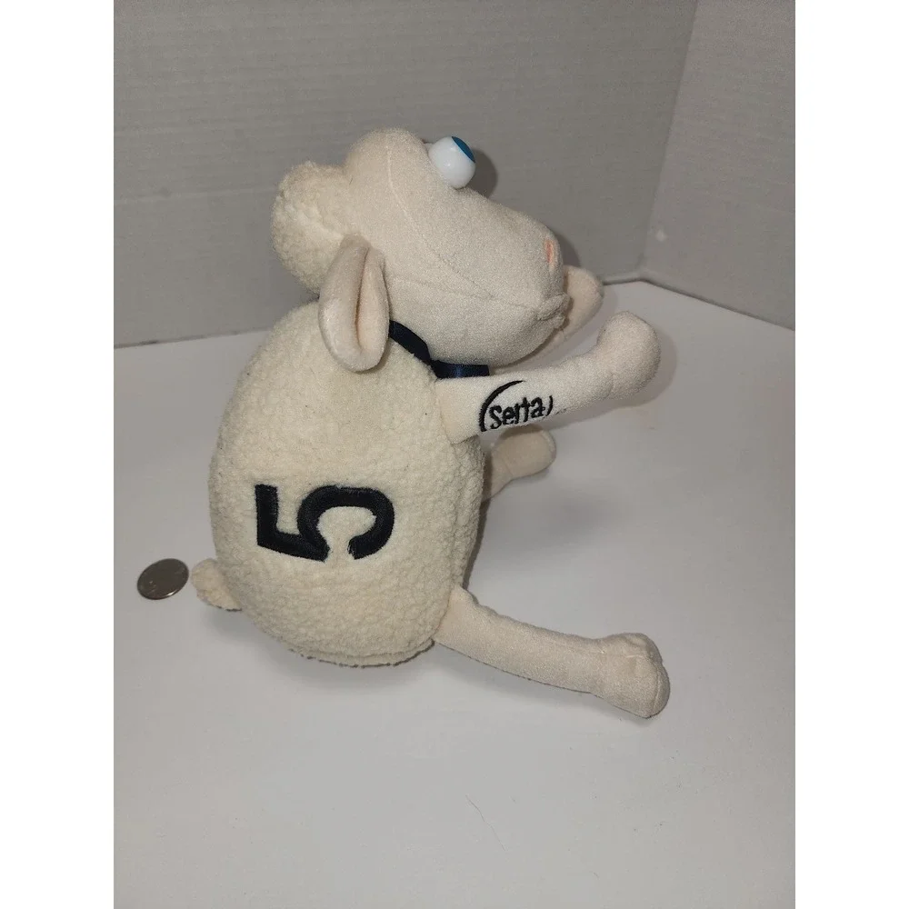 Vintage Serta Sheep Plush Number 5 Count Sheep Instead